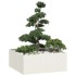 Jardinera acero blanco 100x100x40