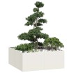 Jardinera acero blanco 100x100x40 cm