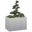 Jardinera 120x80x80 cm de acero galvanizado