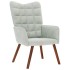 Silla de relajación de terciopelo gris