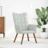 Silla de relajación de terciopelo gris