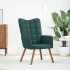 Sillón de relax de terciopelo verde