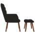 Sillón de relax con reposapiés terciopelo
