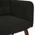 Sillón de relax con reposapiés terciopelo