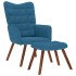 Sillón de relax con reposapiés terciopelo