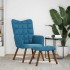 Sillón de relax con reposapiés terciopelo