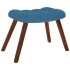 Sillón de relax con reposapiés terciopelo