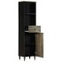Mueble de baño madera maciza de mango 38x33x160