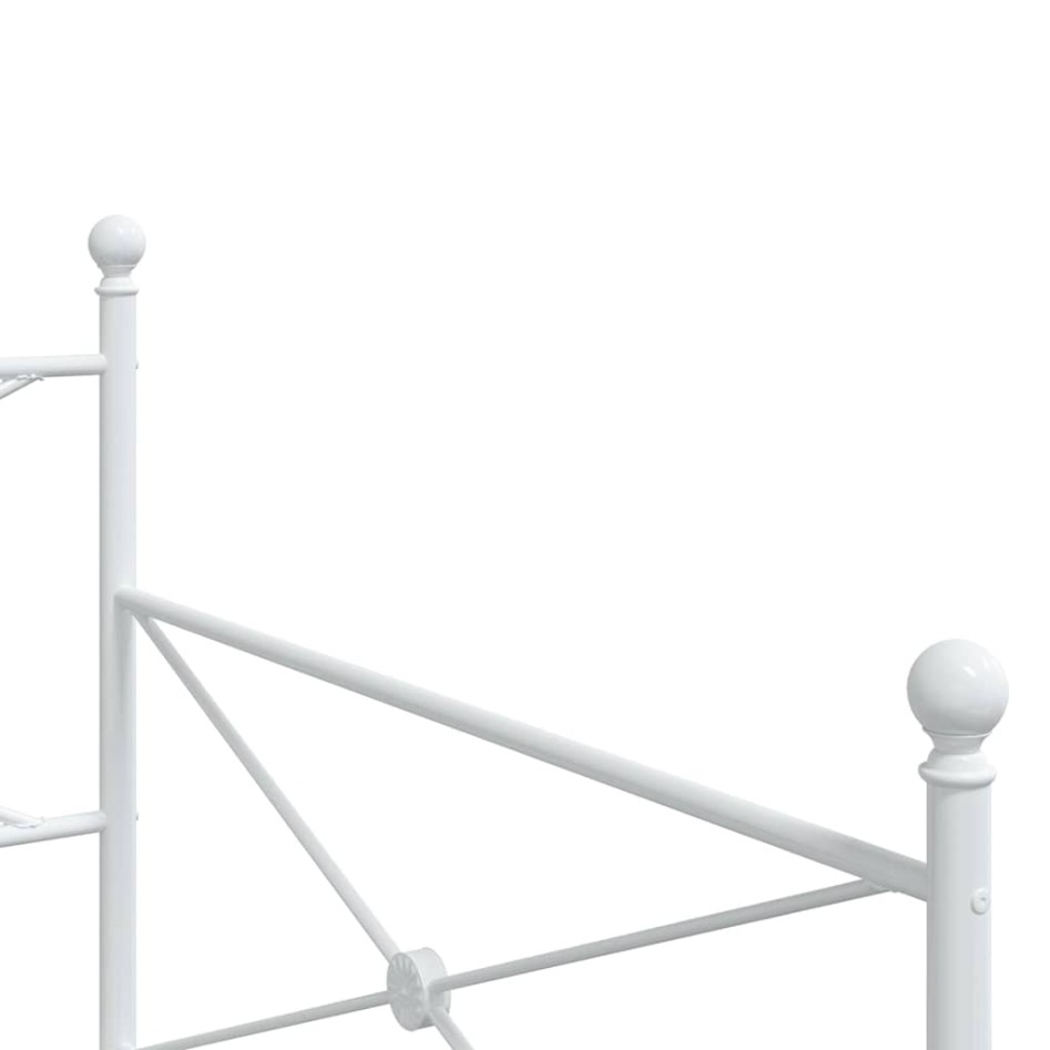 Diván sin colchón blanco 100x200 cm