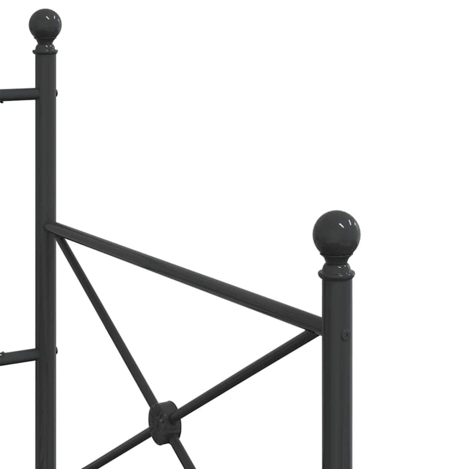 Sofá cama sin colchón terciopelo negro 90x190 cm