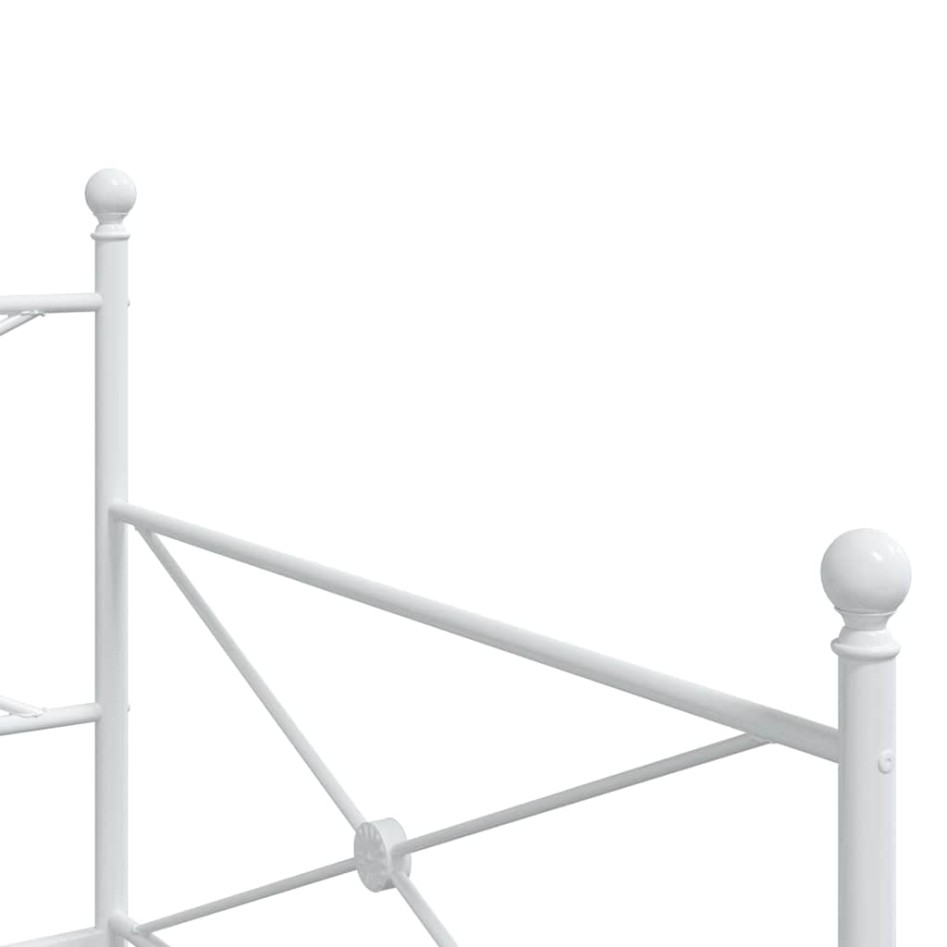 Diván con nido sin colchón blanco 107x203 cm