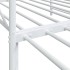 Diván con nido sin colchón blanco 107x203 cm