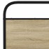 Estructura de cama sin colchón 150x200 cm madera roble