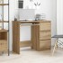 Escritorio de madera de ingeniería roble artisan 90x45x76