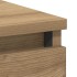 Escritorio de madera de ingeniería roble artisan 90x45x76