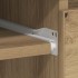 Escritorio de madera de ingeniería roble artisan 90x45x76
