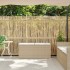Banco de jardín con cojín ratán sintético beige 110x40x44