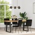 Sillas de comedor 4 unidades terciopelo