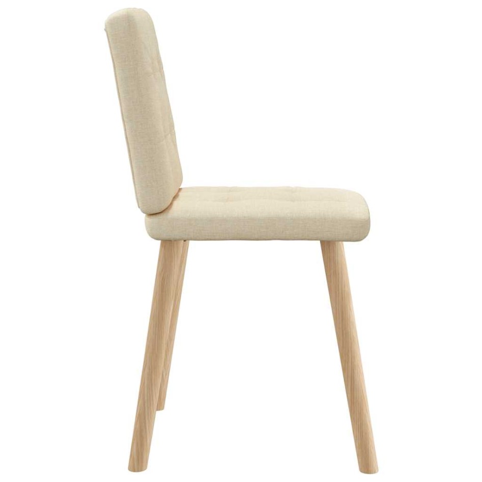 Sillas de comedor 4 unidades tela color