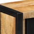 Mueble de TV madera maciza de mango rugosa 100x30x40