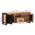 Mueble de TV madera maciza de mango rugosa 100x30x40
