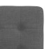 Sillas de comedor 6 unidades tela gris