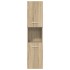 Juego de muebles de baño 5 pzas madera ingeniería roble