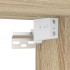 Juego de muebles de baño 5 pzas madera ingeniería roble
