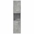 Set muebles de baño 5 piezas madera ingeniería gris