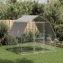 Gallinero con techo 2,5x2x2,25 m acero
