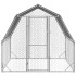 Gallinero con techo 2,5x2x2,25 m acero
