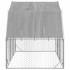 Gallinero con techo 2,5x2x2,25 m acero
