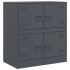 Aparador de acero antracita 67x39x73