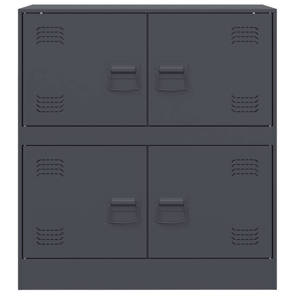 Aparador de acero antracita 67x39x73