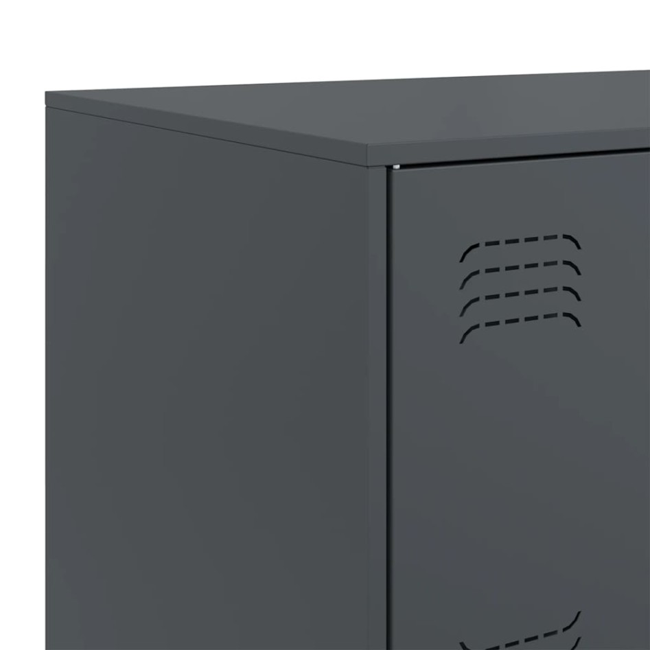 Aparador de acero antracita 67x39x73