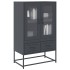 Aparador de acero antracita 68x39x111,5