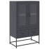Aparador de acero antracita 68x39x111,5