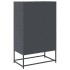 Aparador de acero antracita 68x39x111,5