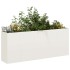 Jardinera de acero laminado en frío blanco 200x40x80