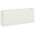 Jardinera de acero laminado en frío blanco 200x40x80