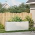 Jardinera de acero laminado en frío blanco 200x40x80