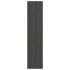 Felpudo a rayas negro y gris 115x500