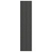 Felpudo a rayas negro y gris 115x500 cm