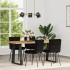 Sillas de comedor 4 unidades terciopelo