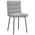 Sillas de comedor giratorias 6 uds terciopelo gris