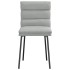 Sillas de comedor giratorias 6 uds terciopelo gris