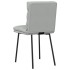 Sillas de comedor giratorias 6 uds terciopelo gris