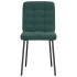 Sillas de comedor 4 unidades terciopelo verde