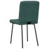 Sillas de comedor 4 unidades terciopelo verde