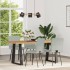Sillas de comedor 4 unidades terciopelo gris